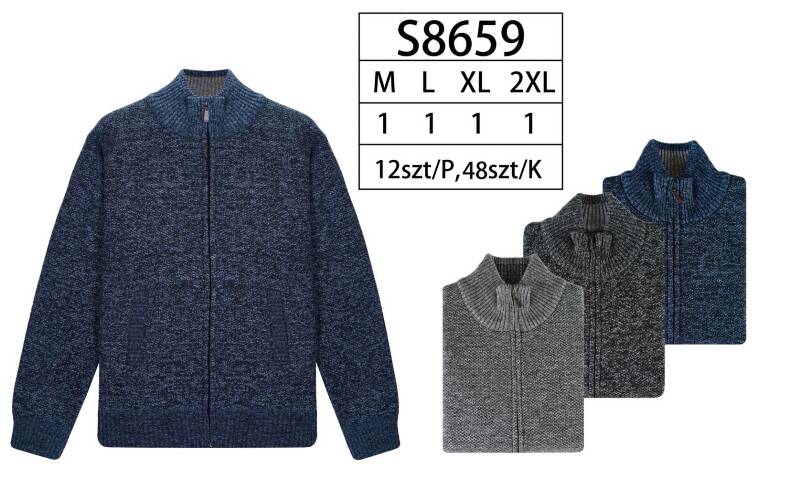 Swetry męska Roz M-2XL, Mix Kolor Paczka 12 szt